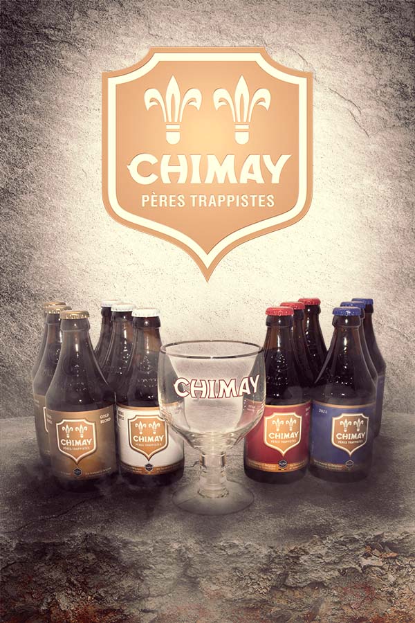 View Chimay Trappist Beer Mixed Case FREE GLASS information