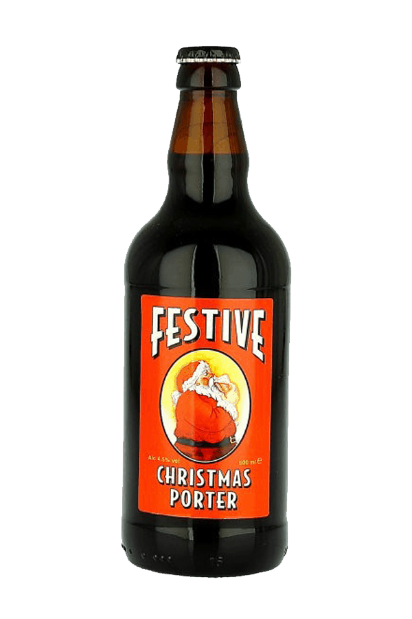 Festive Christmas Porter Bottle