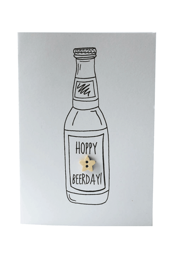 View Hoppy Beerday Handmade Birthday Card information