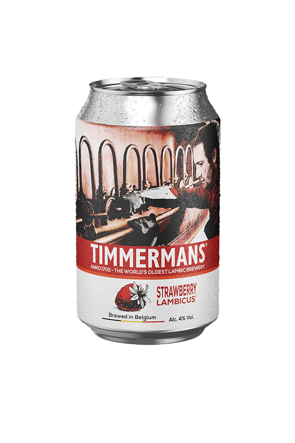 View Timmermans Strawberry Lambicus Cans pack of 12 information