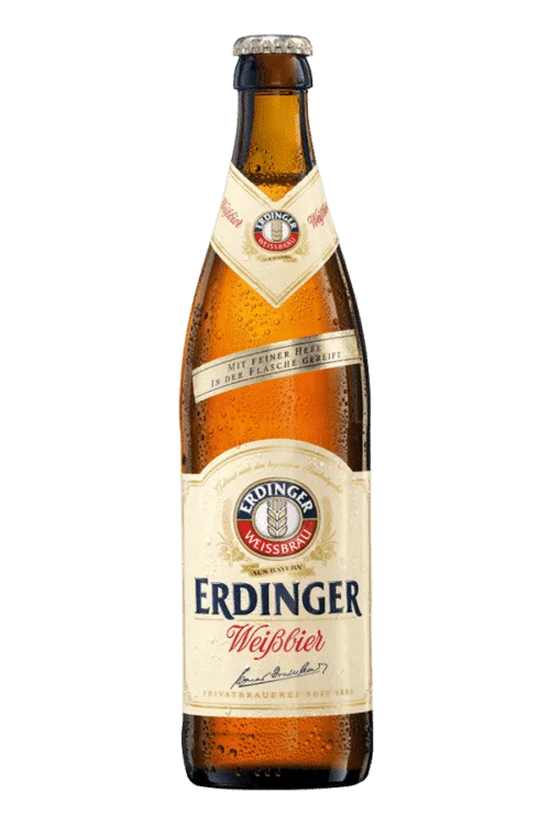 erdinger hefeweiss beer bottle