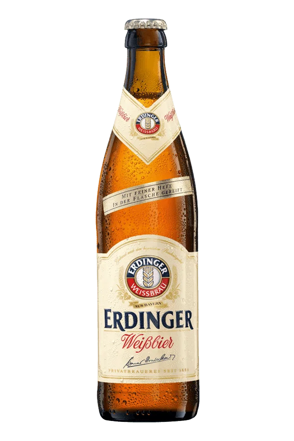 erdinger hefeweiss beer bottle