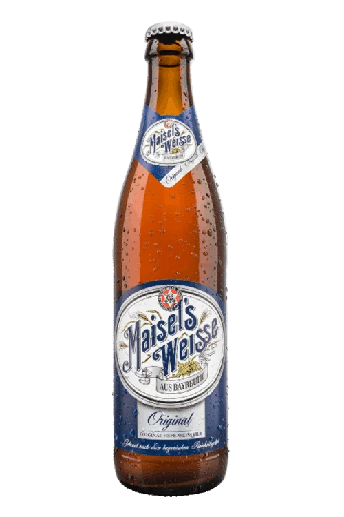 bottle of maisels weissebier