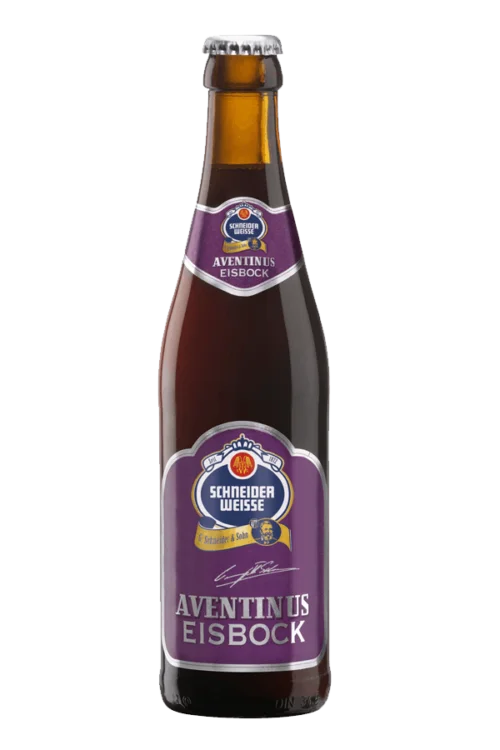 bottle of schneider aventinus eisbock beer