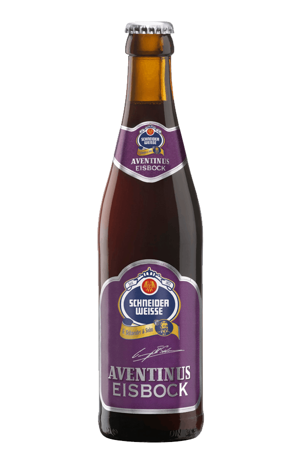 bottle of schneider aventinus eisbock beer