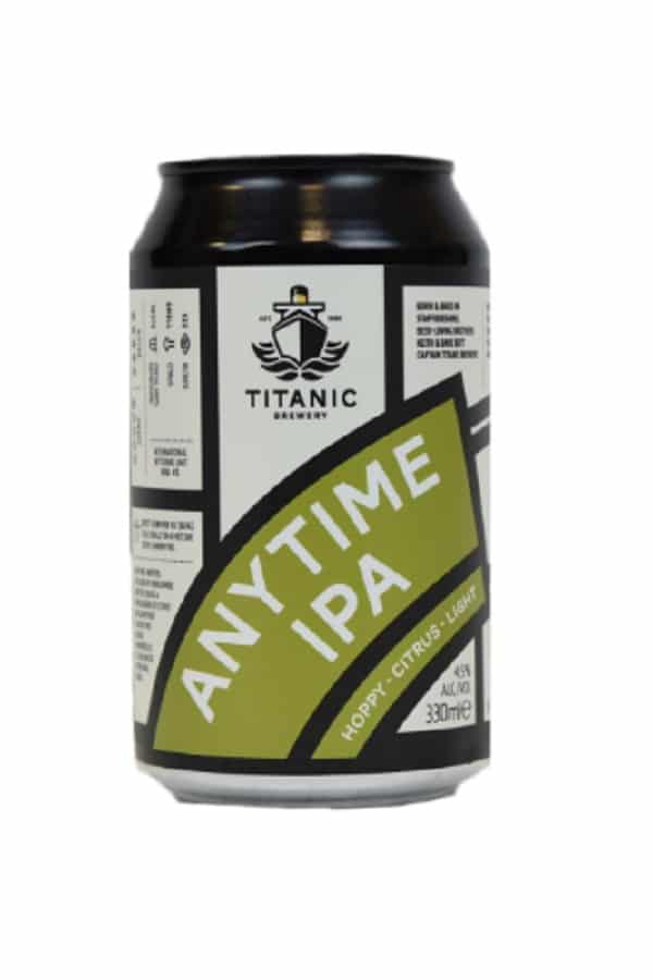 View Titanic Anytime IPA Can pack of 12 information