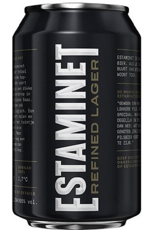 View Estaminet Refined Lager can information