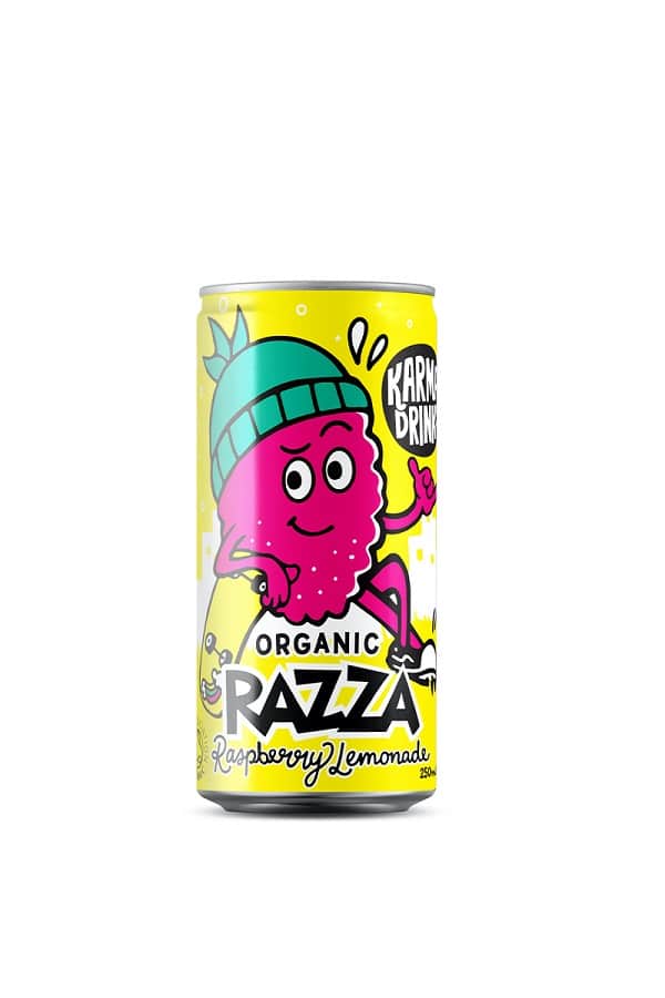 View Karma Razza Raspberry Lemonade Can pack of 12 information