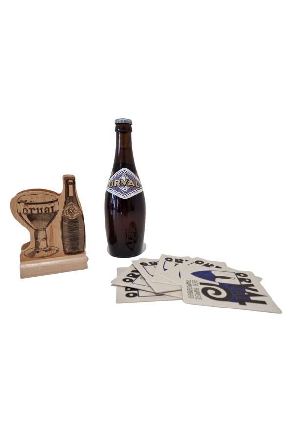 View 12x Orval Trappist Beers A Coaster Holder 6 Beer Mats information