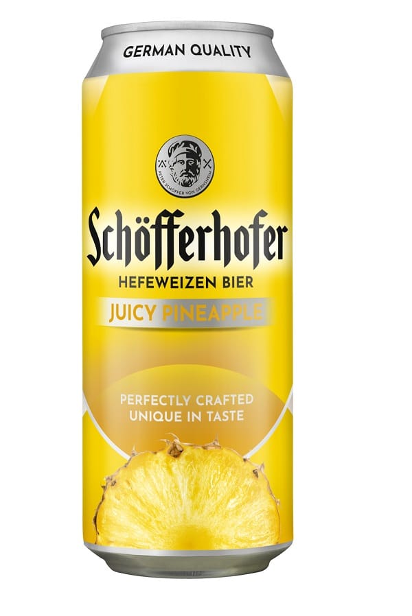 View Schofferhofer Hefeweizen Juicy Pineapple Cans pack of 12 information