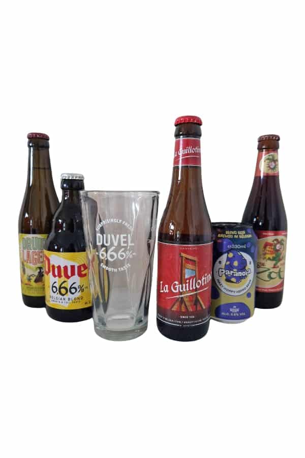 View Halloween Belgian Beer Mixed Case FREE Glass information