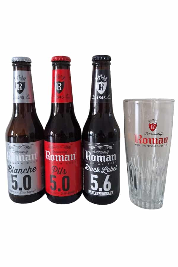 View Roman Beers Mixed Case FREE Beer Glass information