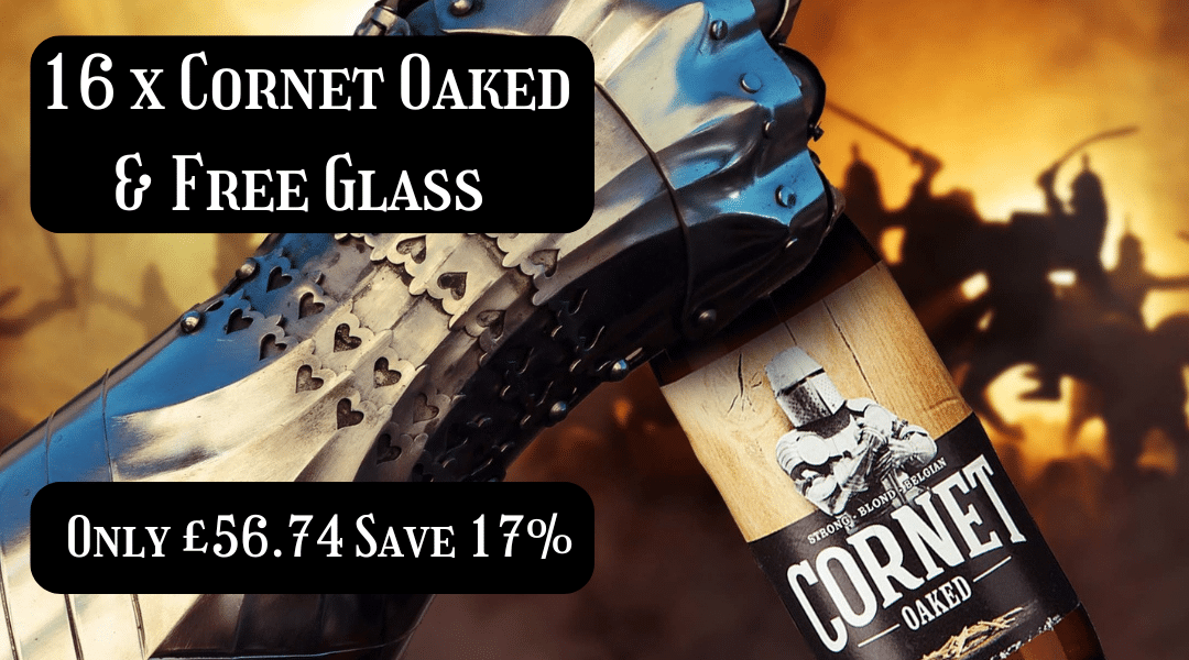 Cornet Oaked Beer & Glass